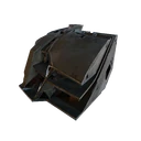 Right psalia — Crossout structure part