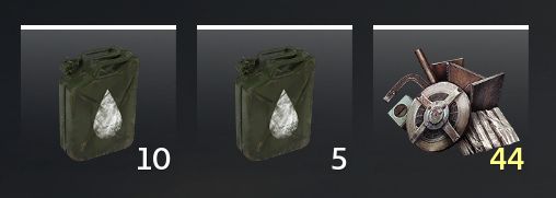 Reward: fuel 10 and 5