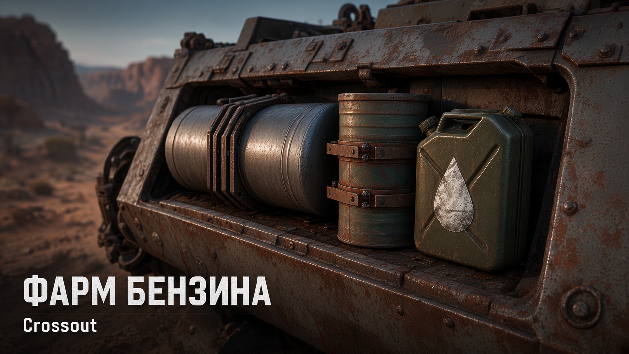 Как фармить бензин в Crossout: топливный бак, бочка и рейды